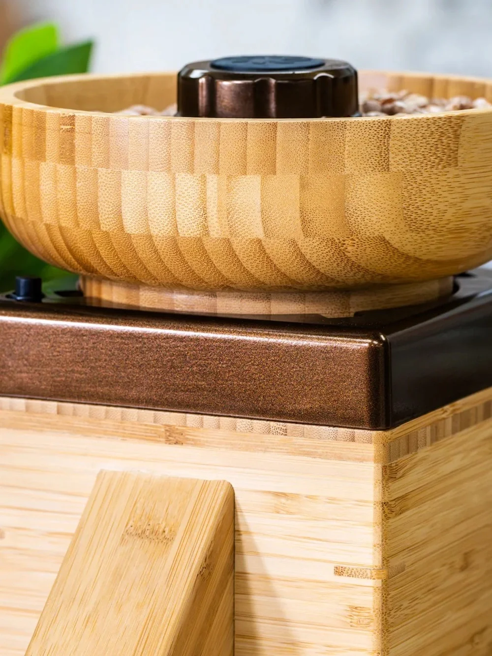 Bamboo Electric Grain Mill - Natural Bamboo - Harvest Grain Mill